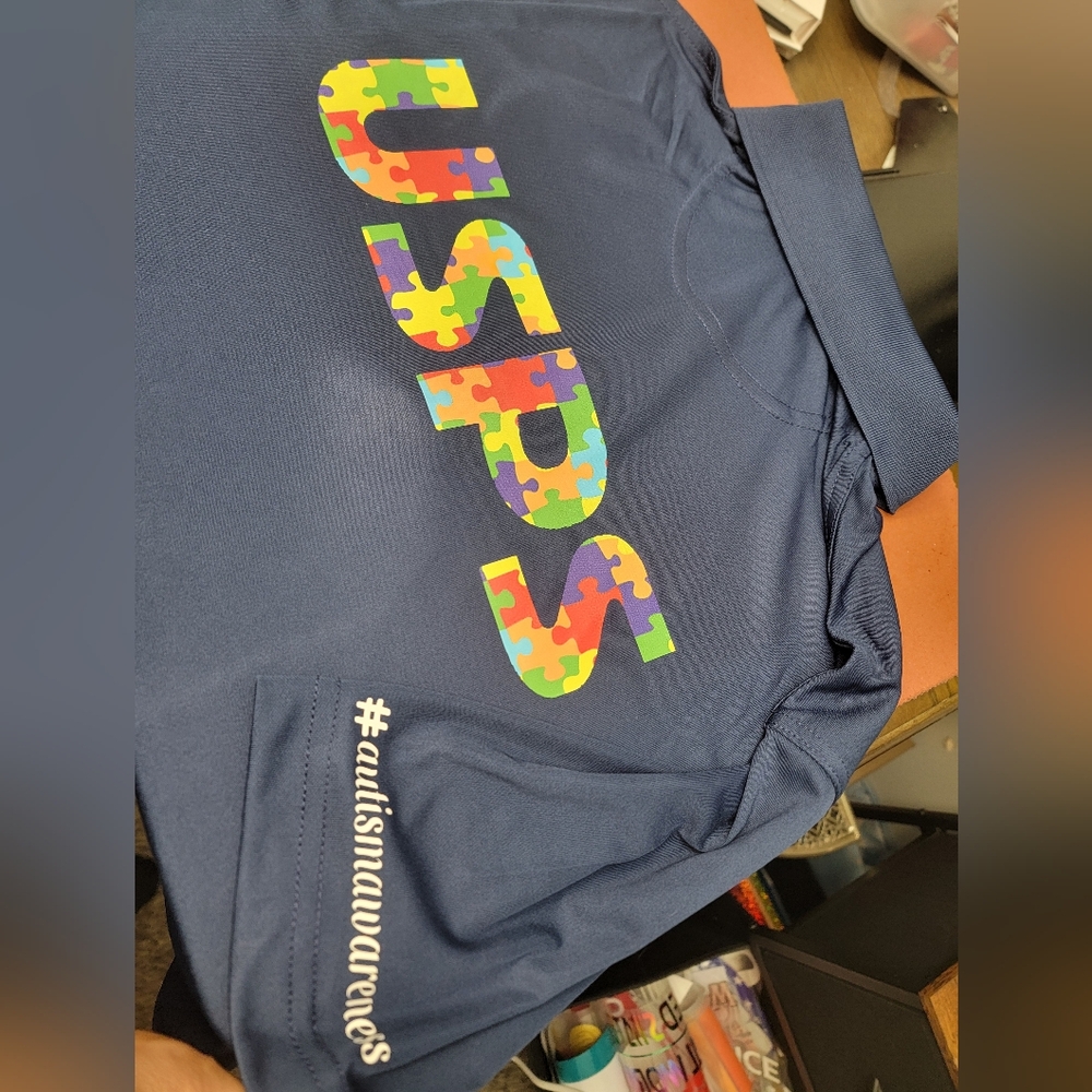 Autism Polo Clerk/Carrier Dri Fit Shirt